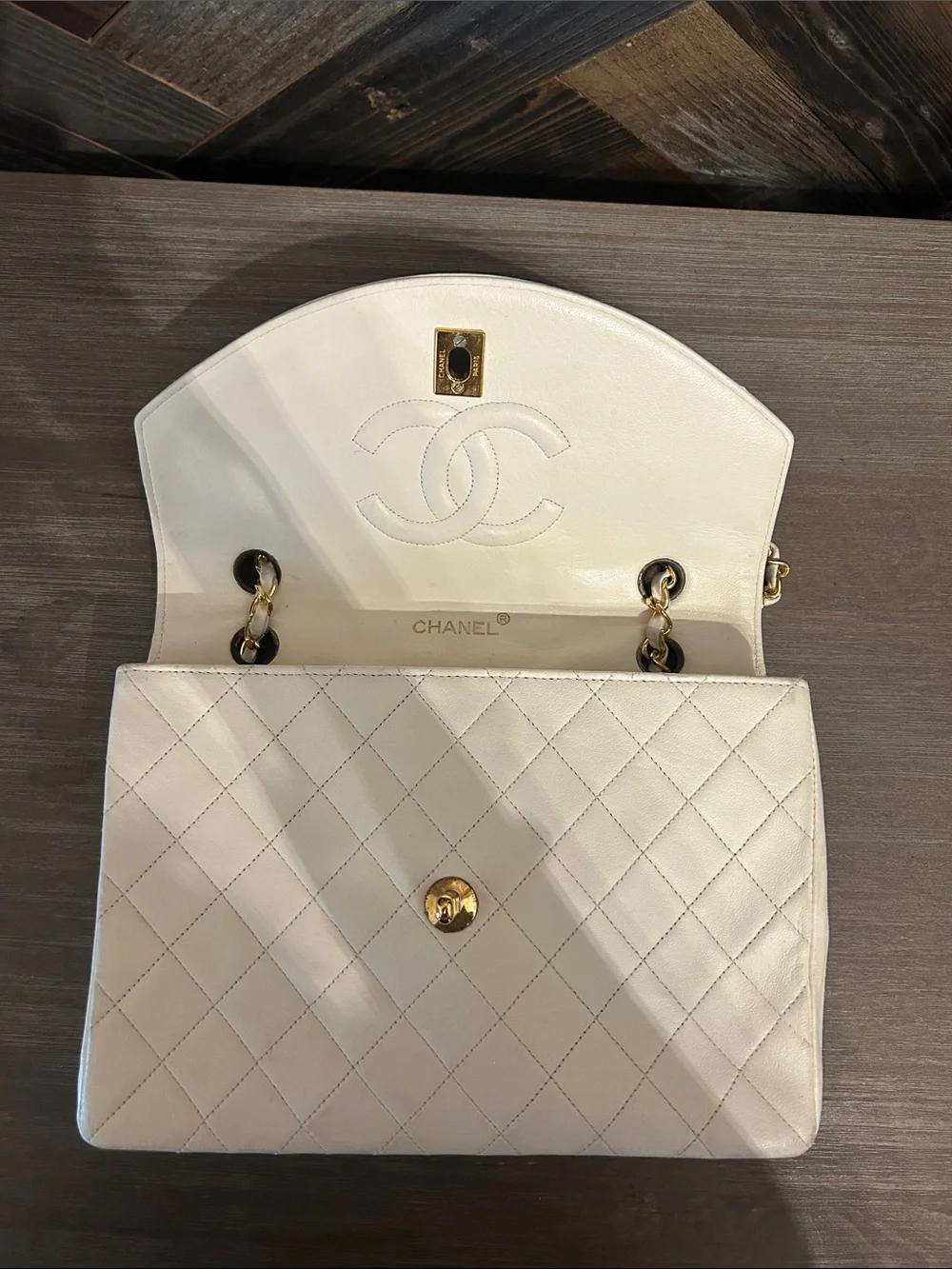 Vintage Chanel Matelasse Turnlock Shoulder Bag